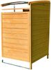 Mülltonnenverkleidung Braun Anbaubox 2x 120L oder 240L Gartenbox Zinkdach Holz Bild 2