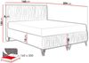 mirjan24 Boxspringbett Lux II , grün, 160x200 cm Bild 4