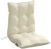 vidaXL Niedriglehner-Auflagen 6 Stk. Creme Oxford-Gewebe 377679 Bild 5