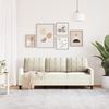 vidaXL 3-Sitzer-Sofa Creme 180 cm Samt 4007642 Bild 3