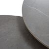 Calicosy Set aus 2 runden Couchtischen in Grau - LOUNA - Schwarz Bild 4