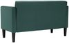 vidaXL Zweisitzer-Sofa Dunkelgrün 111 cm Stoff 4100563 Bild 5