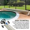Poolabdeckung, Polyester, Gruen, 96cm Bild 5