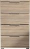 Nachttisch Svenja / Smilla, Holzwerkstoff, Holzfarben, 46 x 79 x 42 cm Bild 3