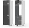 Kühlumbauschrank R-Line Anthrazit Hochglanz 60 cm Vicco Bild 5