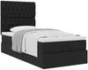 vidaXL Ottoman-Bett mit Matratze Schwarz 90x200 cm Stoff 3313211 Bild 5
