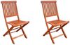 2x Hochlehner Gartenstuhl Gartenstühle Klappstuhl Klappstühle Holz Eukalyptus Bild 1