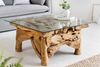 Handgefertigter Teak Couchtisch SEASIDE 60x60 cm Unikat Wohnzimmertisch Bild 2