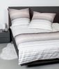 Janine J.D. Mako-Satin Bettwäsche 155x220 Streifen cappuccino rose 87059-07 Bild 2