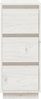 vidaXL Sideboards 2 Stk. Weiß 32x34x75 cm Massivholz Kiefer 813368 Bild 4