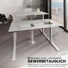 bümö elektrisch höhenverstellbarer Schreibtisch 120x80 cm in Nussbaum, Gestell graphit mit Memory-Steuerung, elektrischer Bürotisch höhenverstellbar Gaming Tisch, XDKB12-N-G Bild 5