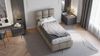 PANDA MÖBEL GmbH Polsterbett BLISS Luxus-Bett mit Lattenrost Wahl Bonell,Taschen und Kokosmatratze, Ein Luxusbett in jeder Größe 120x200cm 100x200 cm 90x200cm Bild 3