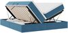 vidaXL Aufbewahrungsbett mit Matratze Dunkelblau 180 x 200 cm Samt 3370365 Bild 2
