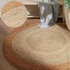 HANSE Home Teppich Looma Juteteppich, rund, Höhe: 9 mm, 100% Jutefaser, Natur, Wohnzimmer, Esszimmer, Flur, Boho, Skandi Bild 2