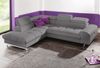 COTTA Ecksofa Chef L-Form, mit Kopfteilverstellung, edle Metallkufen, wahlweise mit Bettfunktion Bild 5