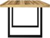Esstisch Elgin 3 175-275x80x100 Holzwerkstoff Schwarz/Plankeneiche Bild 5