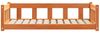 vidaXL Hundebett Wachsbraun 100 x 70 x 28 cm Massives Kiefernholz 869886 Bild 4