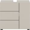 welltime Waschbeckenunterschrank BIEL, Breite: 60 cm, 2 Türen, 2 Fächer, Siphonausschnitt (1-St) Waschbeckenunterschrank, Unterschrank, WBU, Badezimmer, Bad Bild 3