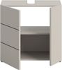 welltime Waschbeckenunterschrank BIEL, Breite: 60 cm, 2 Türen, 2 Fächer, Siphonausschnitt (1-St) Waschbeckenunterschrank, Unterschrank, WBU, Badezimmer, Bad Bild 4