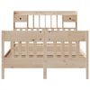 vidaXL Massivholzbett ohne Matratze 140x190 cm Kiefernholz 3323272 Bild 4