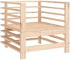 vidaXL 7-tlg. Garten-Lounge-Set Massivholz Kiefer 3186263 Bild 5