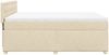 vidaXL Boxspringbett mit Matratze Creme 140x200 cm Stoff 3286722 Bild 5