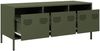 vidaXL TV-Schrank Olivgrün 101,5x39x43,5 cm Kaltgewalzter Stahl 851230 Bild 5