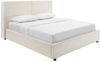 riess-ambiente Boxbett ROCCO 160x200 cm beige Cord – mit Bettkasten & Kopfteil, modern (Einzelartikel, 1-St), Cordstoff, gepolstertes Kopfteil, mit Stauraum, Design Bild 2