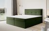 Boxspringbett Schlafzimmerbett DEGNA 140x200cm Stoff Gerra Olivgrün Bild 1