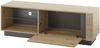 Lowboard 138 cm mit 1x Klappe und Beleuchtung Eiche Graphit CORATO Bild 4