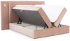 Boxspringbett Bett MARTEN 120x220cm Set. 1 in Stoff Magic Velvet Rot Bild 3