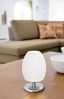 Fabas Luce 3571-30-102 Tischleuchte Rockford weiss nickel dimmbar Bild 3