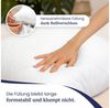 Gentle North Microfaserkissen Kopfkissen- 2er Set Kissen für Bett und als Dekokissen, Füllung: 100% Polyester, Seitenschläfer, Seitschläfer, Rückenschläfer, Bauchschläfer, Reißverschluss für Füllung - waschbar - allergikerfreundlich Bild 3