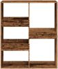 vidaXL Bücherregal/Raumteiler Altholz-Optik 100x33x115 cm 854515 Bild 4