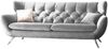 KAWOLA Sofa CHARME 2-Sitzer Velvet silber 94 x 95 x 175 cm Bild 3
