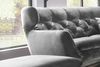 KAWOLA Sofa CHARME 2-Sitzer Velvet silber 94 x 95 x 175 cm Bild 5