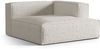 Micadoni Recamiere Nuria Groß 1-Sitzer Rechts Boucle Grau Beige Melange Bild 2
