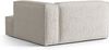 Micadoni Recamiere Nuria Groß 1-Sitzer Rechts Boucle Grau Beige Melange Bild 3