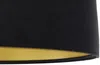 BPS Koncept 01A-009-60 Hängeleuchte SWING Velourss auf PVC-Basis schwarz, gold 1xE27 60W H:112 Ø60cm dimmbar Bild 4