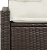 vidaXL Garten-Sofa mit Kissen 123 x 62 x 69 cm Poly-Rattan 42006773 Bild 5