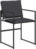 vidaXL Garten Essgruppe 5 pcs Schwarz und Dunkelgrau 80 x 80 x 73 cm 3448899 Bild 4