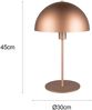Große Tischleuchte NOLA aus Metall Coffee in Pilzform, Höhe 45cm Bild 3