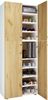 VCM Schuhschrank Lona 919596 Weiß / Honig-Eiche B. 70 x H. 184 x T. 40 cm Bild 3