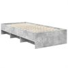 vidaXL Bettrahmen mit Kopfteil Beton Grau 90 x 200 cm Holzwerkstoff 3408889 Bild 5