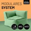 Lumaland Sitzsack In- & outdoor Sofa individuell kombinierbar mit dem Modularen System, Sessel wasserfest abnehmbarer Bezug erweiterbar waschbar Bild 2
