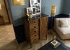 Kommode Mango 90x45x120 braun geölt / dunkler Granit LOS ANGELES #110 Bild 2