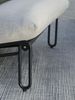 Gartensessel Blixt mit Kissen aus Aluminium, modern, schwarz/beige, Outdoor geeignet Bild 2