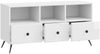 vidaXL TV-Schränk Hochglanz Weiß 102 x 34,5 x 50 cm Holzwerkstoff 895599 Bild 3