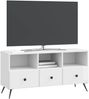 vidaXL TV-Schränk Hochglanz Weiß 102 x 34,5 x 50 cm Holzwerkstoff 895599 Bild 2