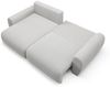 Ecksofa Schlafsofa GALAN Stoff Poso Beige Ottomane Links Bild 4